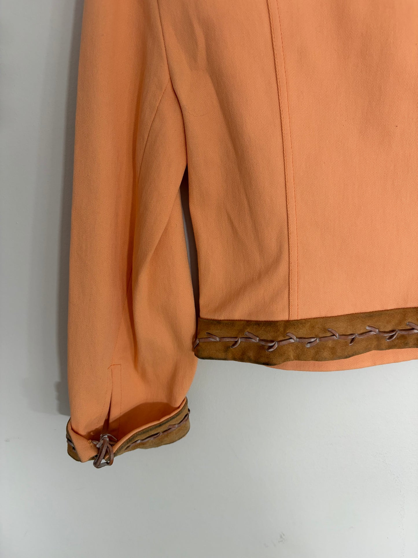 Ermanno Daell Orange Denim Jacket