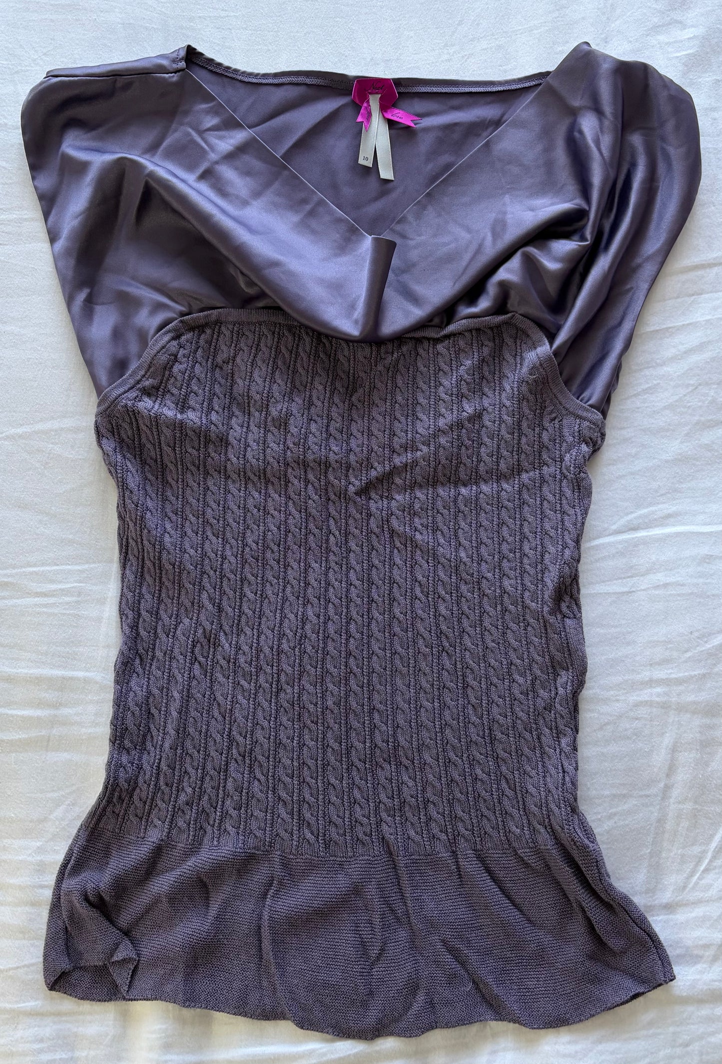 Purple Off The Shoulder Top