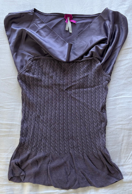 Purple Off The Shoulder Top
