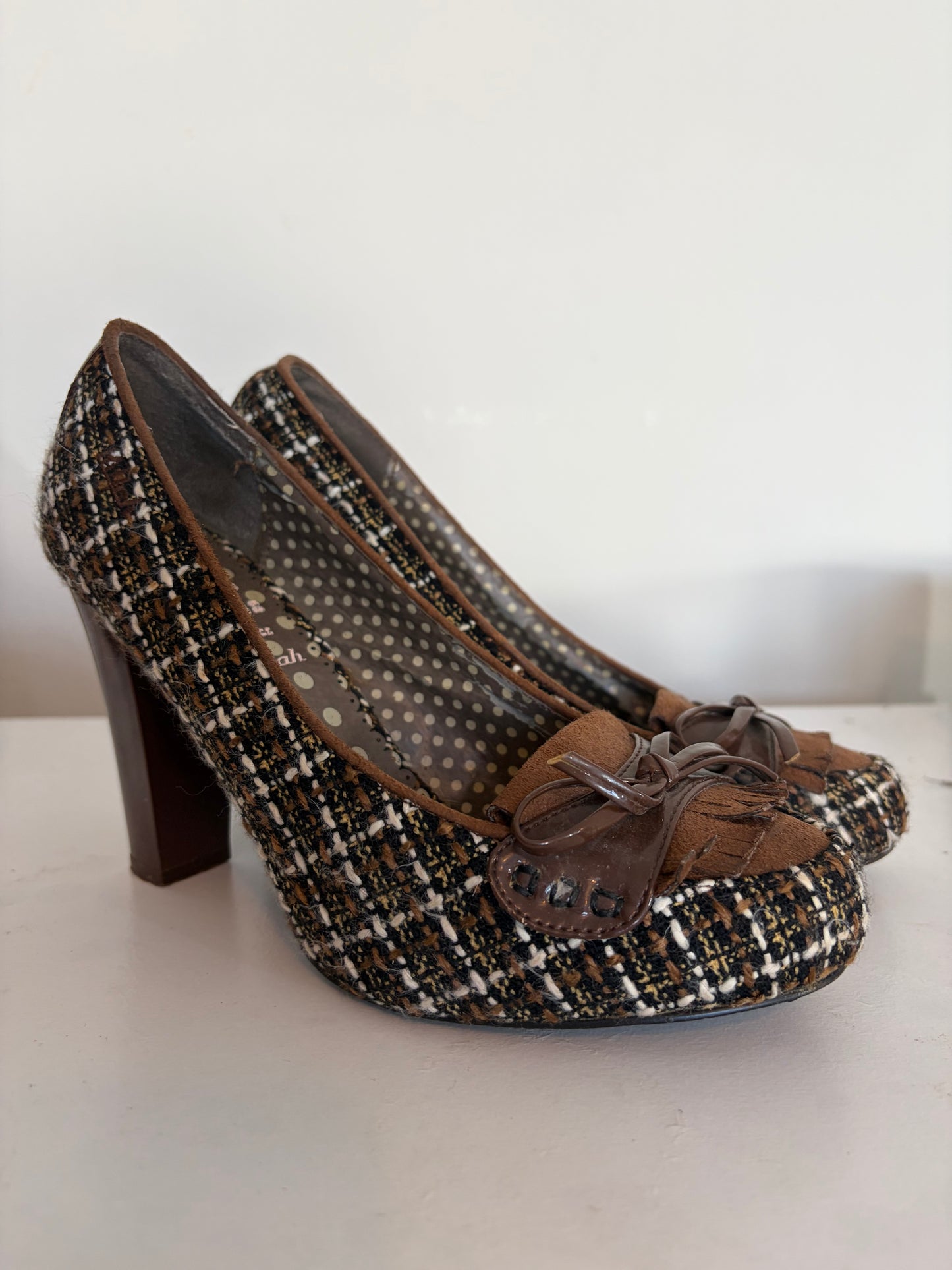 Killah Tweed Block Heels