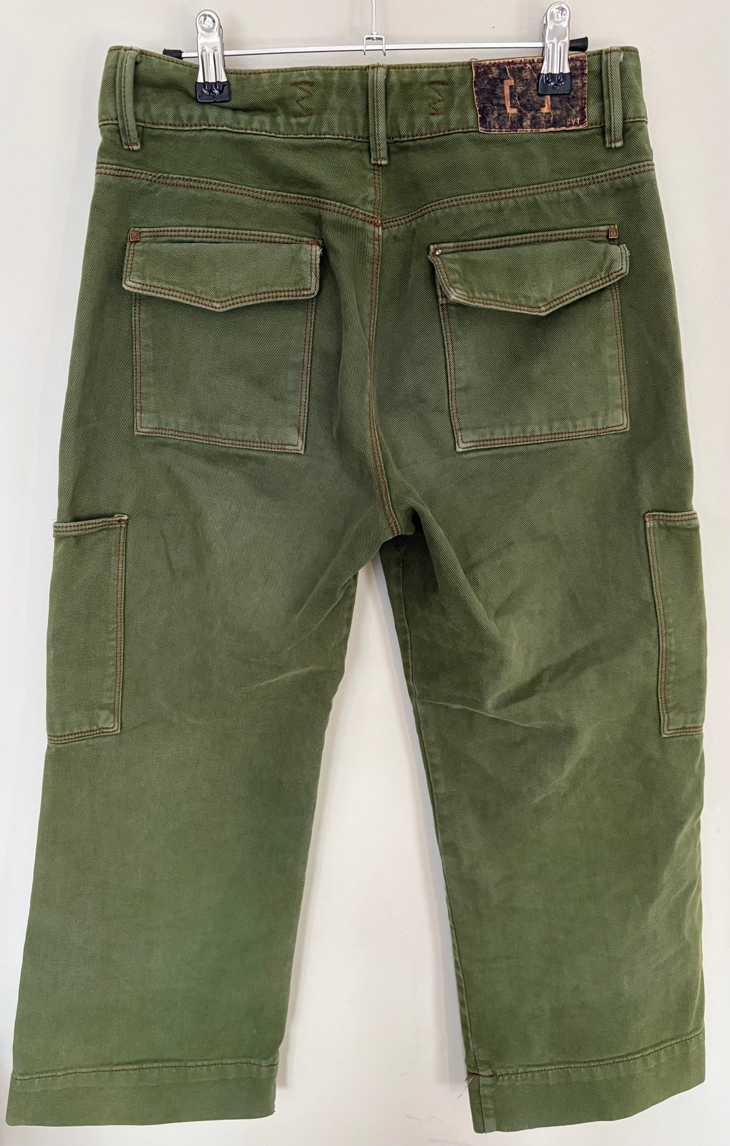 Vintage Khaki Distressed Jeans