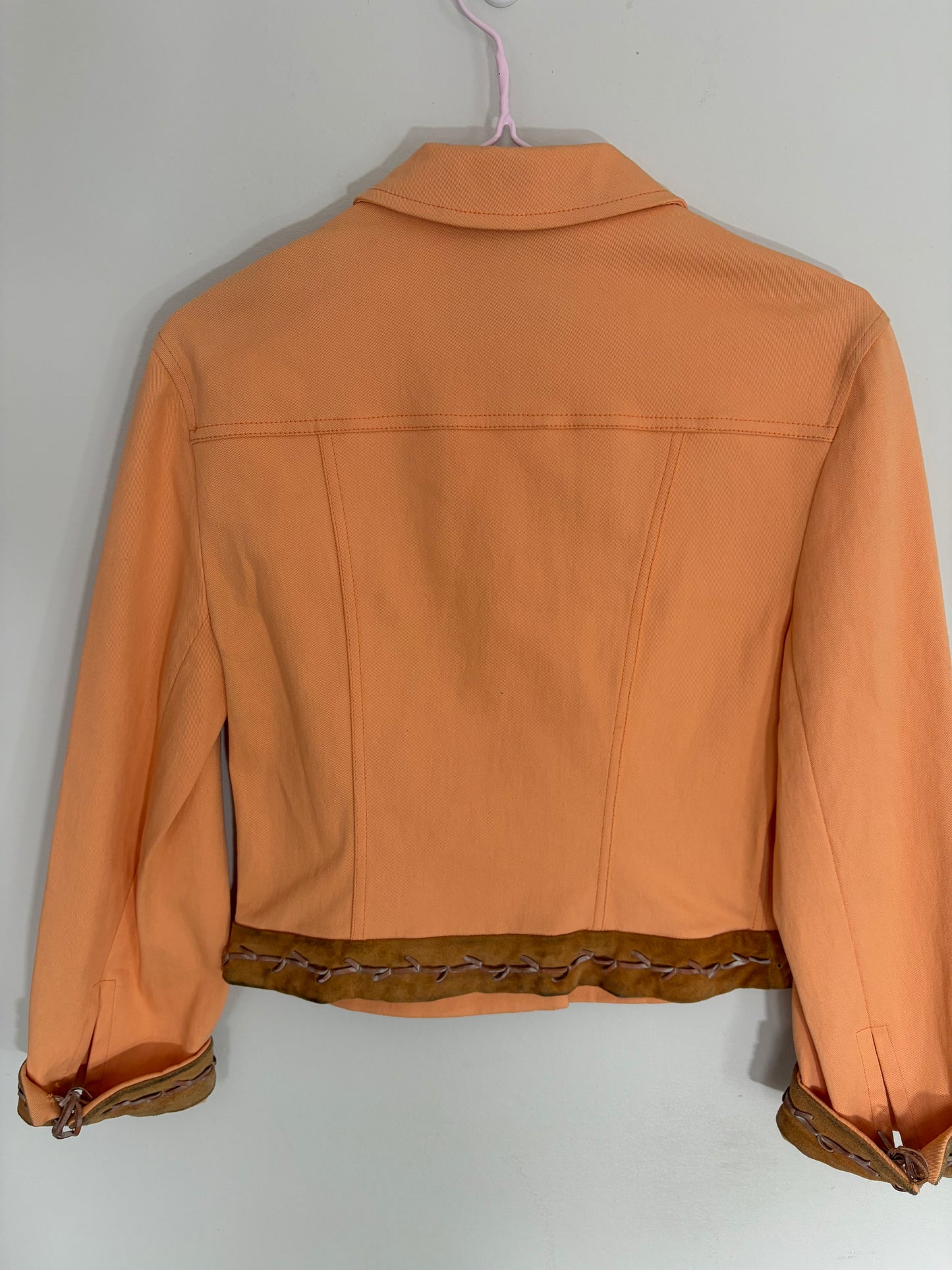 Ermanno Daell Orange Denim Jacket