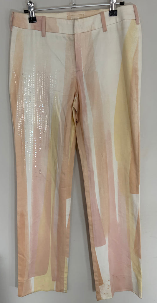 Ferre Jeans Pink Multicoloured Trousers
