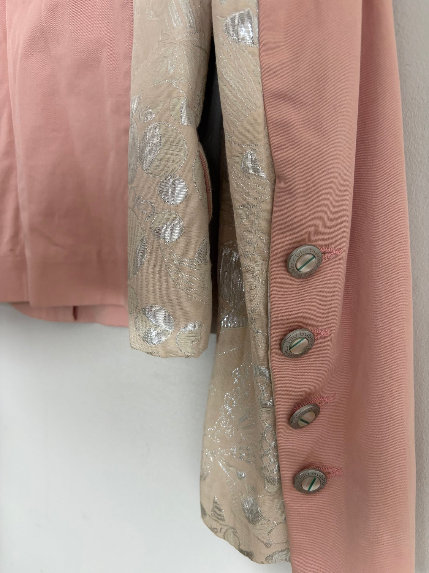 Pink Jacquard Blazer