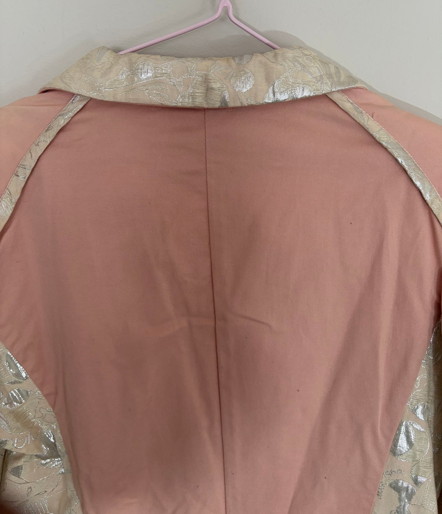 Pink Jacquard Blazer