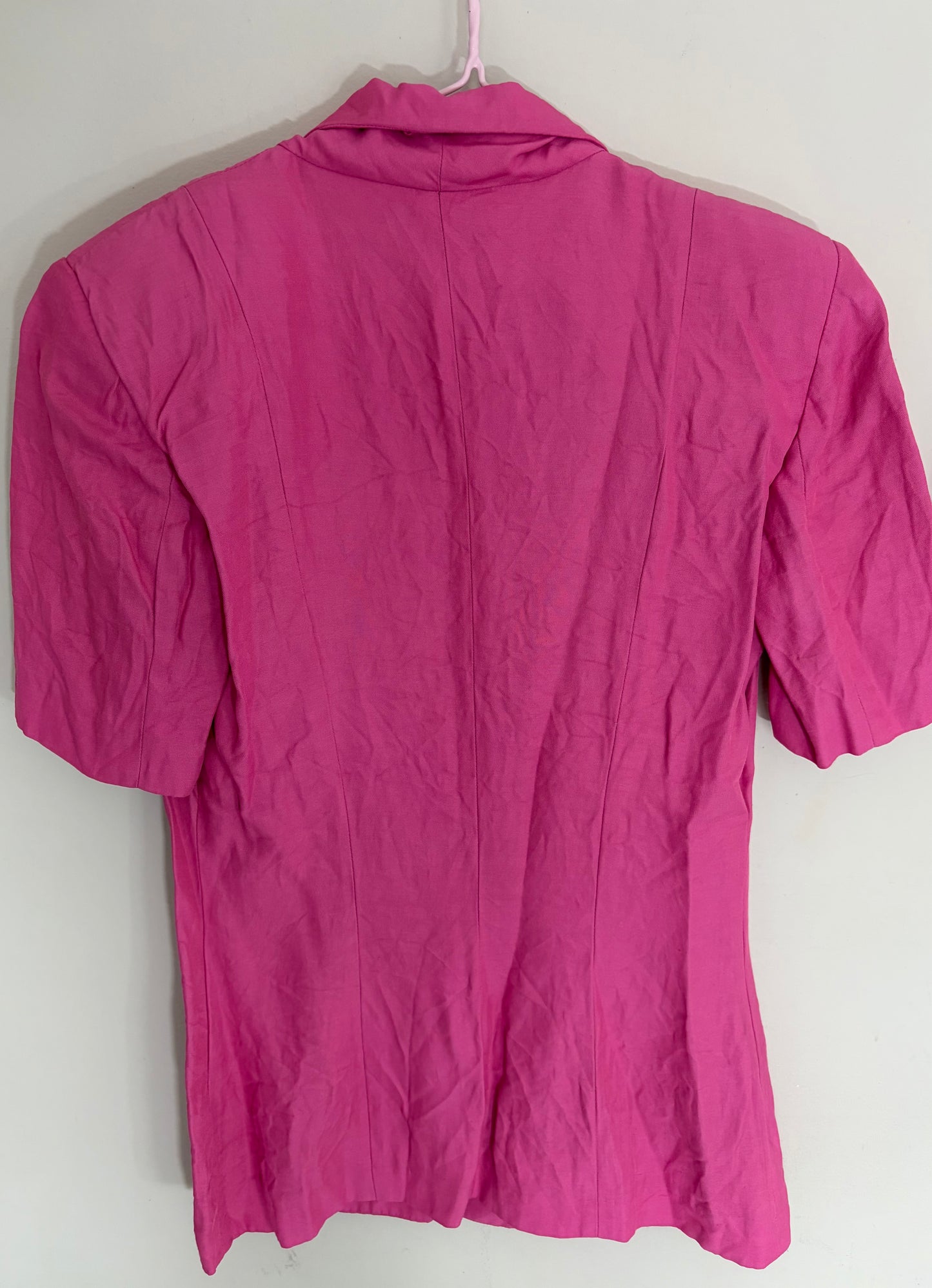 Roccobarocco Pink 70s Collared Jacket