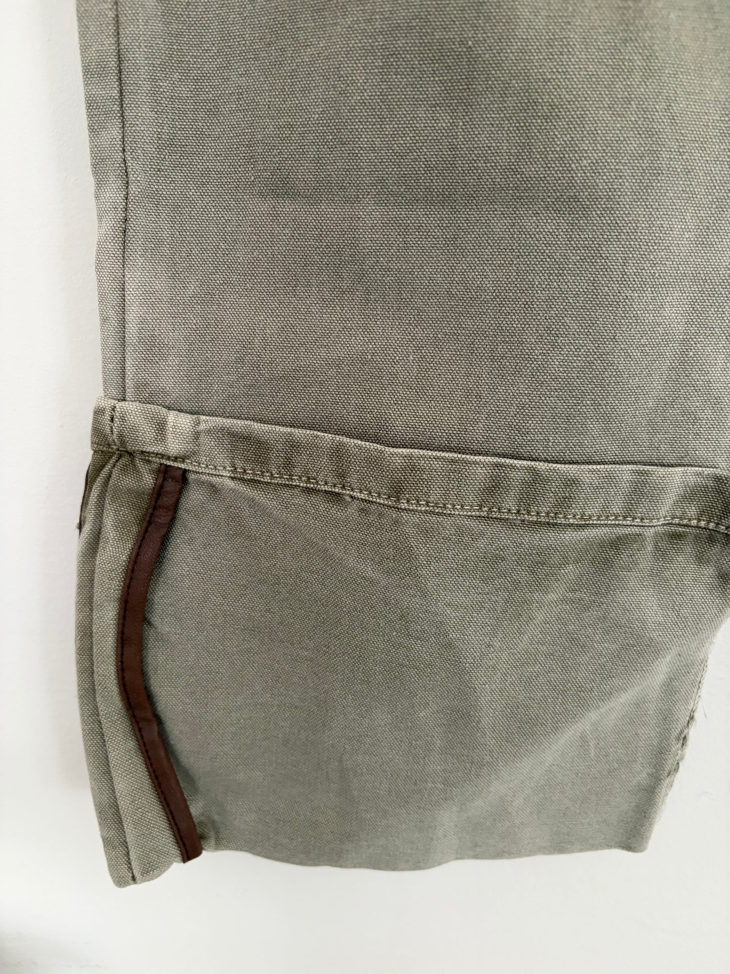 Zara Khaki Cargo Capris