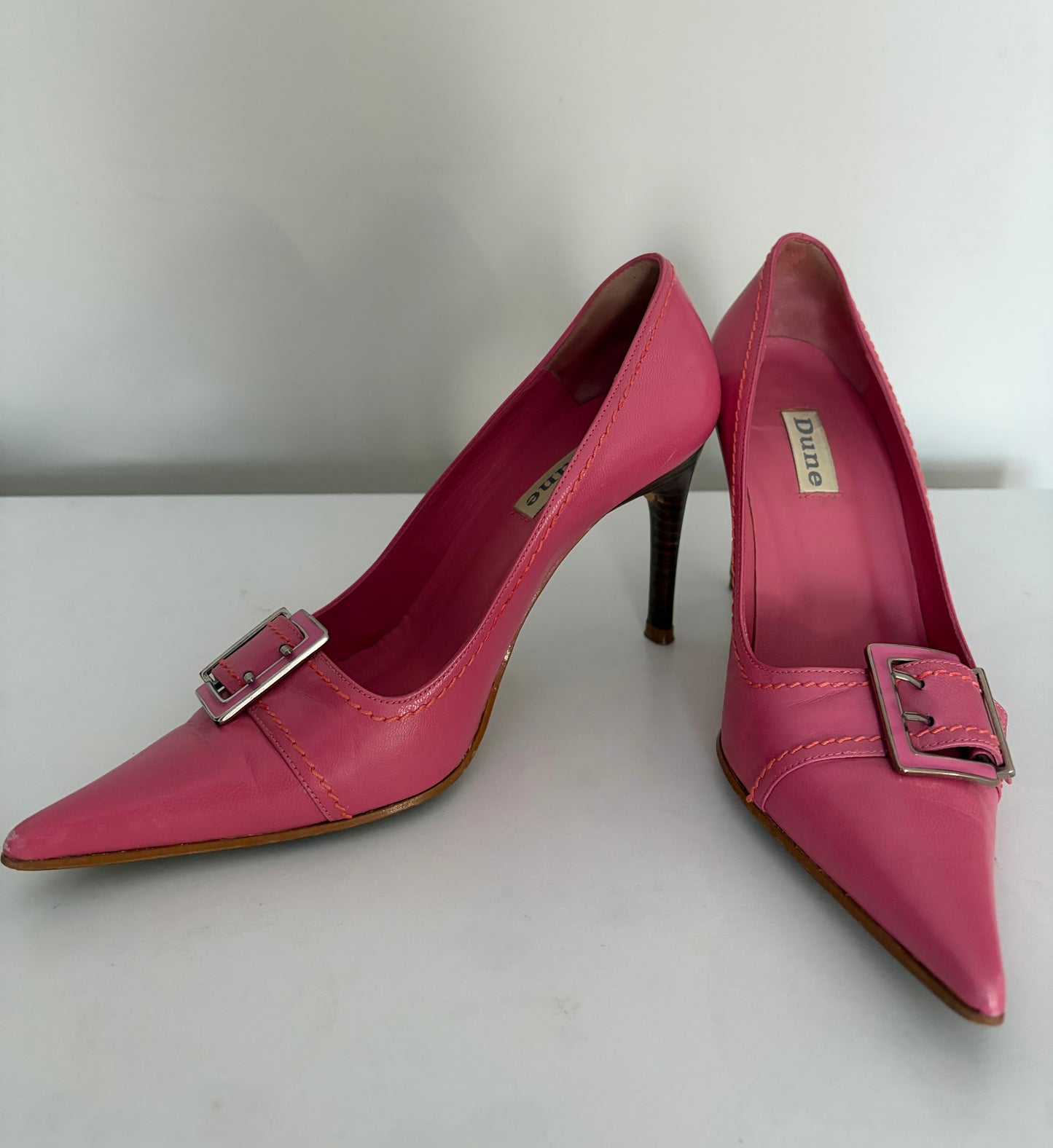 Dune Pink Pointed Heels