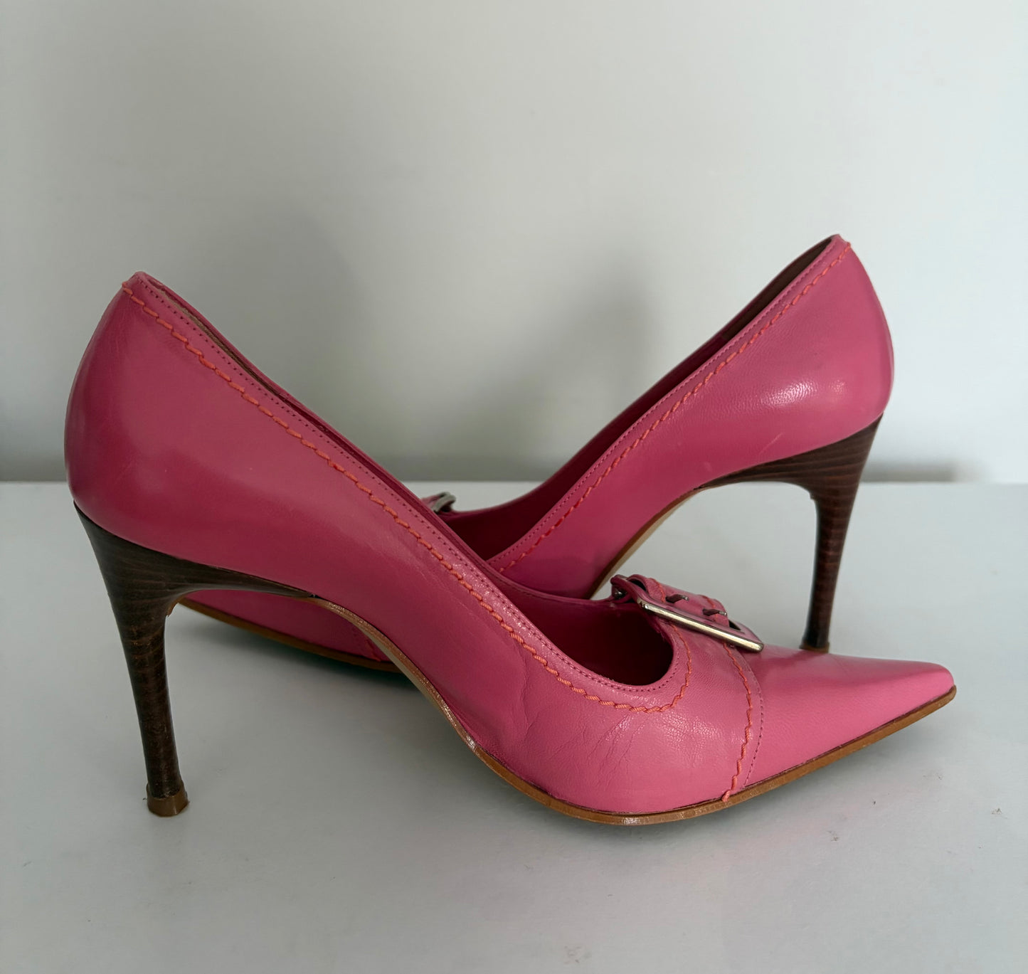 Dune Pink Pointed Heels