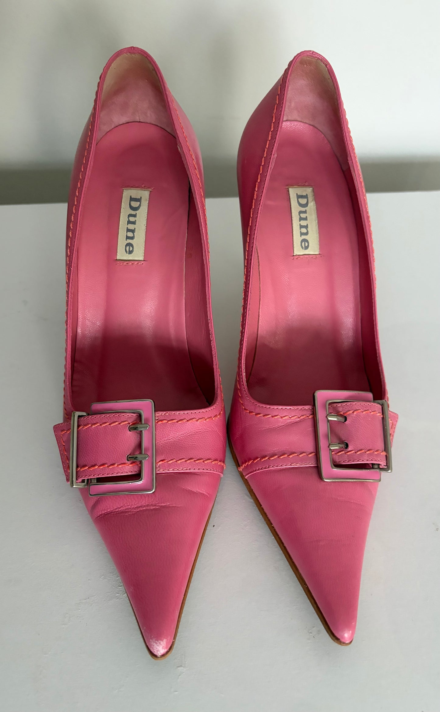 Dune Pink Pointed Heels